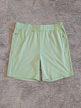 Balance Collection Light Green Men's Athletic Running Shorts - Medium
